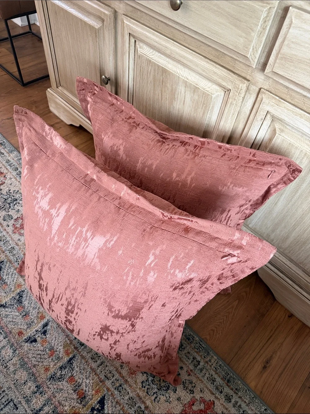 Target Blush Pink Velvet Accent Pillow